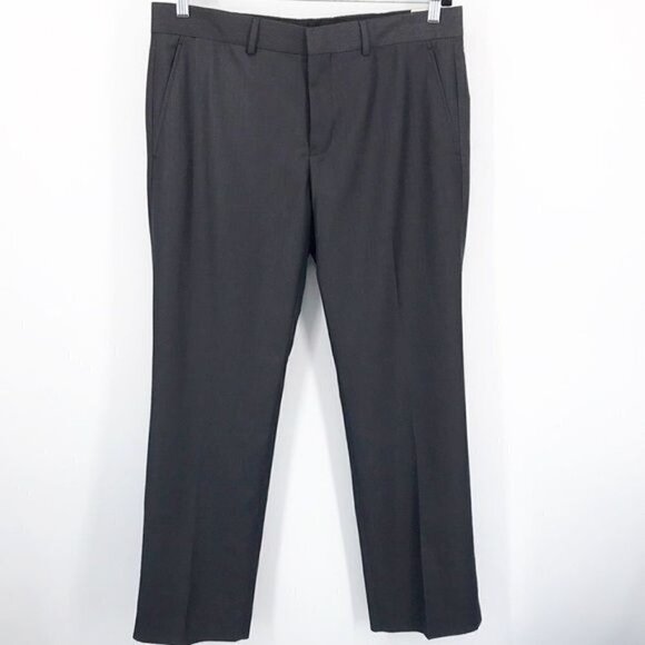 Structure Men's Modern Fit Suit Pants Size 34 X 30 Dark Gray New